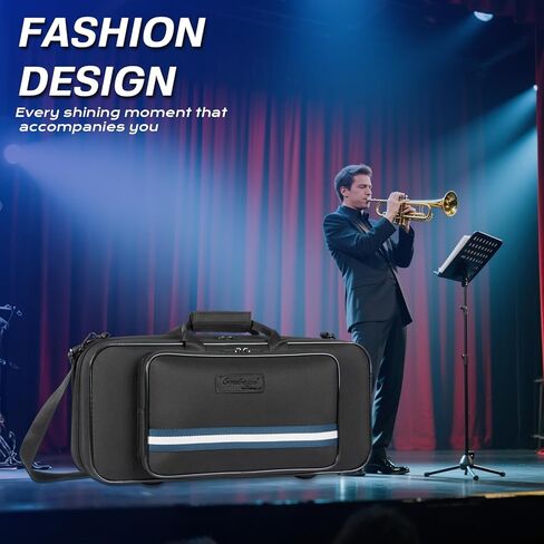 حقيبة بوق خفيفة للغاية - نايلون 600D، حقيبة ناعمة خفيفة الوزن ومقاومة للماء مع حزام كتف، حقيبة ظهر مثالية للحمل اليومي؛ (BGD-البوق) in Kuwait