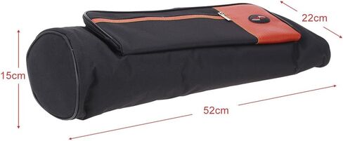 Walfront Trumpet Bag 600D Oxford Case 15mm Thicken Padded Foam Trumpet Gig Bag with Adjustable Shoulder Strap Pocket for Sheet Music Black in Saudi Arabia