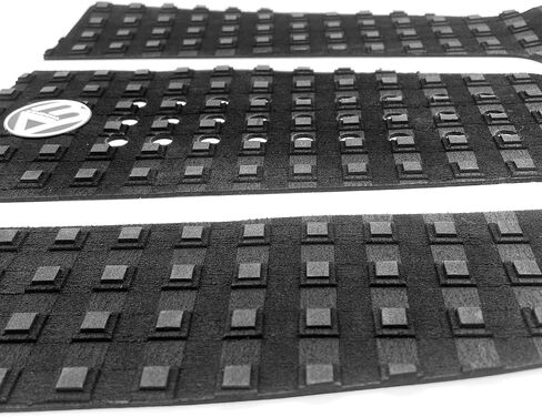 3/6 Piece Stomp Pad Surfboard EVA Traction Pad Adhesive Professional Tail Pad/Applies All Boards - Surfboards, Shortboards, Longboards, Skimboards/Multiple Color Choices in Saudi Arabia