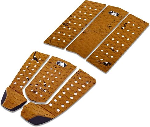 3/6 Piece Stomp Pad Surfboard EVA Traction Pad Adhesive Professional Tail Pad/Applies All Boards - Surfboards, Shortboards, Longboards, Skimboards/Multiple Color Choices in Saudi Arabia