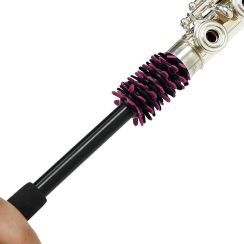 Altieri Helix Flute Wand - Premium Flute Cleaning Rod with Innovative Helix Design and Ultrasuede Swab Fabric for Superior Moisture Removal and Flute Care … (Blue) in Saudi Arabia