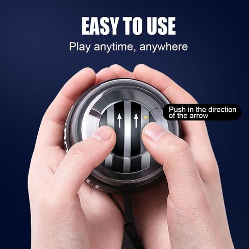 Wrist Ball, 2026 New Wrist Ball Exerciser, Auto-Start Gyroscopic Forearm Exerciser with LED Lights, Adjustable Resistance for Enhance Grip Strength in Saudi Arabia