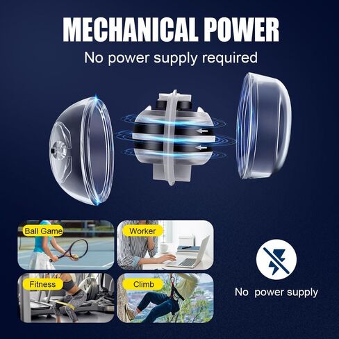 Wrist Ball, 2026 New Wrist Ball Exerciser, Auto-Start Gyroscopic Forearm Exerciser with LED Lights, Adjustable Resistance for Enhance Grip Strength in Saudi Arabia
