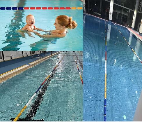 Pool Lane Dividers Swimming Pool Safety Anchor Divider Rope Safety Lane for Swimming Training Competition in Saudi Arabia