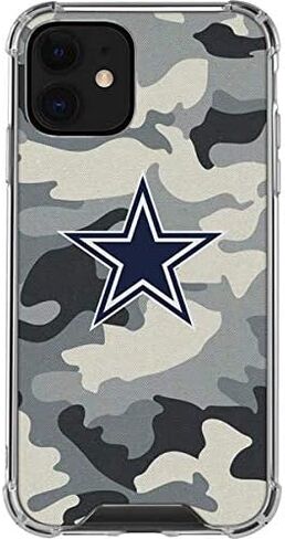 حافظة هاتف Skinit الشفافة متوافقة مع iPhone 12 - تصميم مموه مرخص رسميًا من NFL Dallas Cowboys in Saudi Arabia