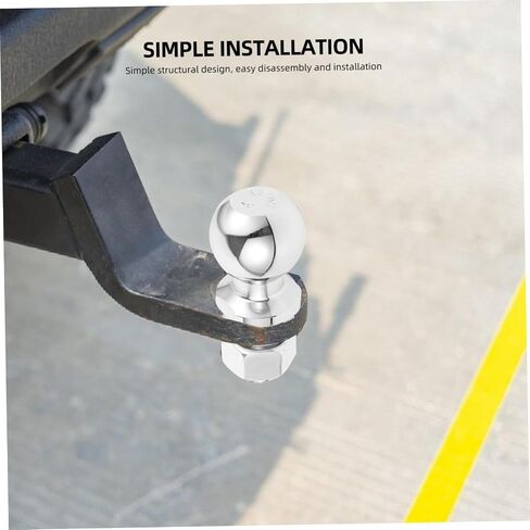 Durable Tow Ball Trailer Hitch Ball Replacement for Yacht Trailers Easy Installation Secure Connection Weather Resistant Design Standard Compatibility in Saudi Arabia