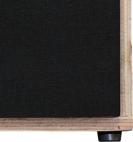 ATS Acoustics Studio Stacker محمول وقابل للتكديس مصيدة جوبو وباس مقاس 24 بوصة × 36 بوصة × 10 بوصة (وجه أسود/أسود، لمسة نهائية من خشب البتولا الطبيعي) in Kuwait
