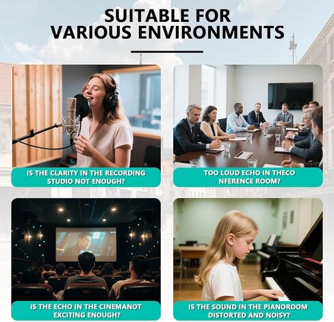 ألواح إسفنجية صوتية، ألواح إسفنجية مقاومة للصوت للجدران، ألواح عازلة للصوت ممتصة للضوضاء في الاستوديو، المكتب، المنزل، 2 بوصة × 12 بوصة × 12 بوصة in Kuwait