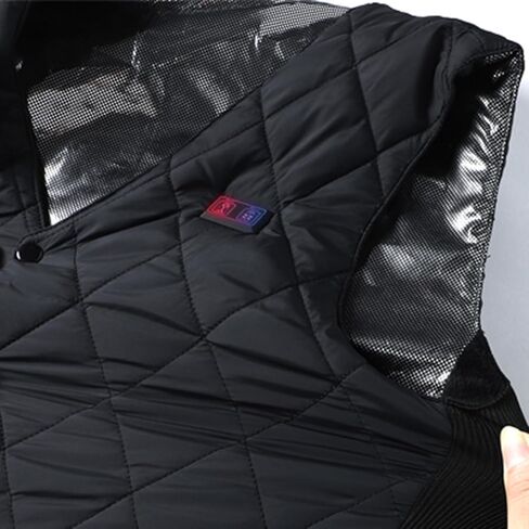 سترات شتوية للرجال والنساء برقبة على شكل V 2 تحكم 16 منطقة جيليه سترة دافئة سترات مبطنة خفيفة الوزن in Kuwait