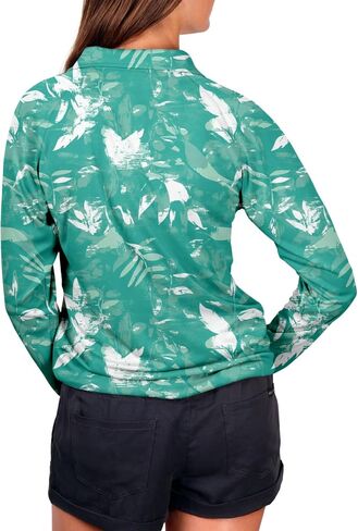 Reel Life Women's Long Sleeve - UPF 50+ Sun Protection Half Zip Shirt, Quick-Dry, Women’s Long Sleeve Tops, Athletic Pullover in Kuwait