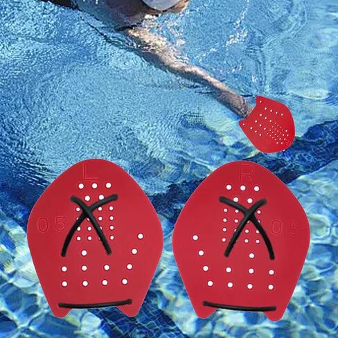 Generic Swim Paddles for Lap Swimming Swim Training Hand Paddles Hand Fin Flippers, Lightweight Practical Hand Paddles for Swimming in Saudi Arabia