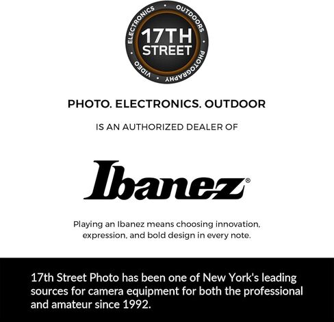 جيتار كهربائي ذو 6 أوتار من Ibanez (أبيض) - باس اليد اليمنى مع حزام Powerpad GSF50، كابو سلسلة، 15 قطعة جيتار مع صندوق تخزين وقطعة قماش للتنظيف من الألياف الدقيقة (مجموعة الحزمة) in Saudi Arabia