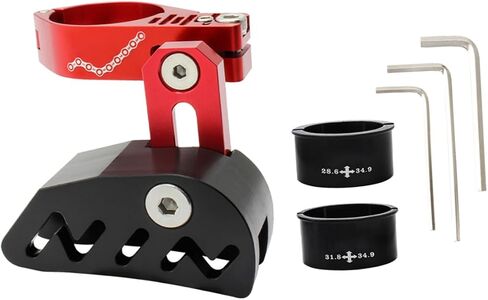 GANAZONO 1Set Bike Chain Stabilizer for Single Disc Lightweight Tensioner with Conversion Sleeves for Seat Posts Prevents Chain Drop Bumping for Mountain Biking in Saudi Arabia