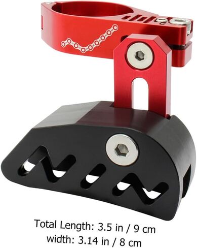 GANAZONO 1Set Bike Chain Stabilizer for Single Disc Lightweight Tensioner with Conversion Sleeves for Seat Posts Prevents Chain Drop Bumping for Mountain Biking in Saudi Arabia