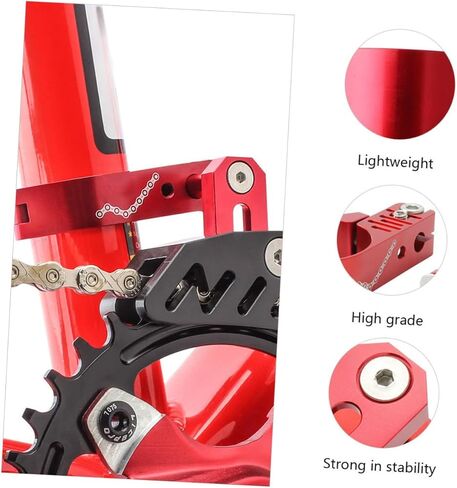 GANAZONO 1Set Bike Chain Stabilizer for Single Disc Lightweight Tensioner with Conversion Sleeves for Seat Posts Prevents Chain Drop Bumping for Mountain Biking in Saudi Arabia