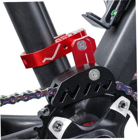 GANAZONO 1Set Bike Chain Stabilizer for Single Disc Lightweight Tensioner with Conversion Sleeves for Seat Posts Prevents Chain Drop Bumping for Mountain Biking in Saudi Arabia