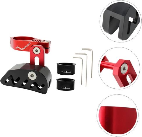 GANAZONO 1Set Bike Chain Stabilizer for Single Disc Lightweight Tensioner with Conversion Sleeves for Seat Posts Prevents Chain Drop Bumping for Mountain Biking in Saudi Arabia
