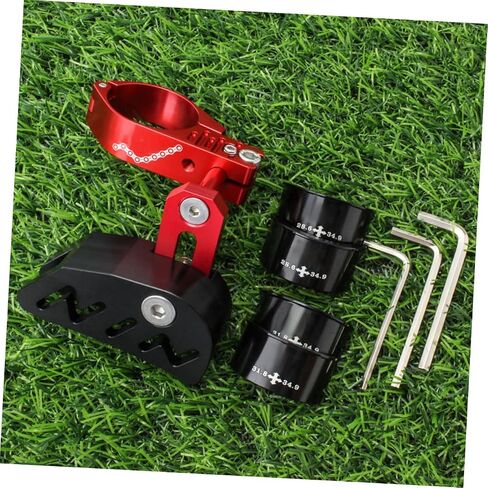 1Set Bike Chain Stabilizer Front Derailleur Guide for Single Disc Lightweight Durable Prevents Chain Drop Includes Sleeve Adapters for Versatile Fit in Saudi Arabia