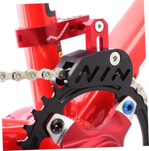 Toyvian 1Set Bike Chain Stabilizer Folding Chain Tensioner Single Disc Chain Deflector Lightweight Sturdy Design for Mountain Biking Prevents Chain Drop Bumping in Saudi Arabia