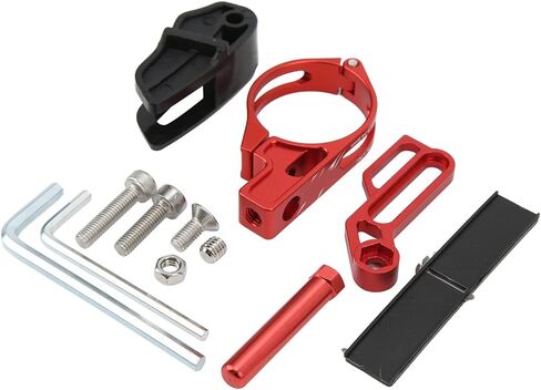 Lebycle Universial Mountain Bike Chain Guide Protector Aluminium Alloy Bike Chain Deflectors (Red) in Saudi Arabia
