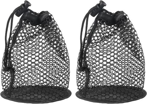 Golf Ball Storage Bag Nylon Mesh Golf Pouch with Adjustable Drawstring Closure for Balls Outdoor Sports Supplies in Saudi Arabia