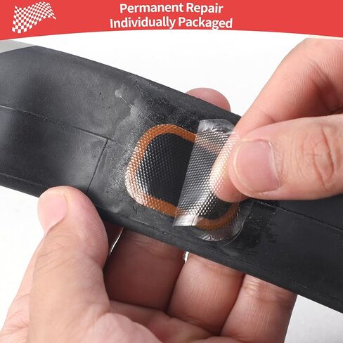 Bike Tire Repair Kit, Bicycle Inner Tube Patch Kit, with 20 PCS Vulcanizing Patches, for Bicycle, BMX, Motorcycle, and Inflatable Rubber in Saudi Arabia