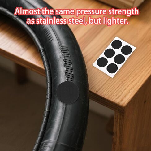 20pcs Bike Tire Repair Kit, Bicycle Inner Tube Puncture Patch Kits Includes 12 Tire Patches Filer Blade Tyre Lever & Sandpaper for Mountain and Road Bikes in Kuwait