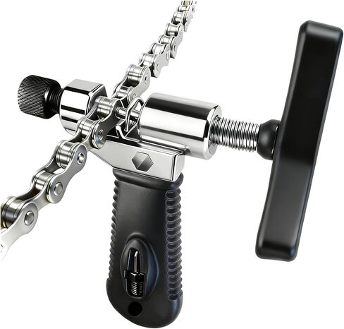 Bike Chain Breaker, Universal Road & Mountain Bicycle Chain Breaker Tool with Chain Hook, 3rd Generation Chain Tools for Routine Maintenance and Emergency Repair, Compact for Bike Bag in Saudi Arabia