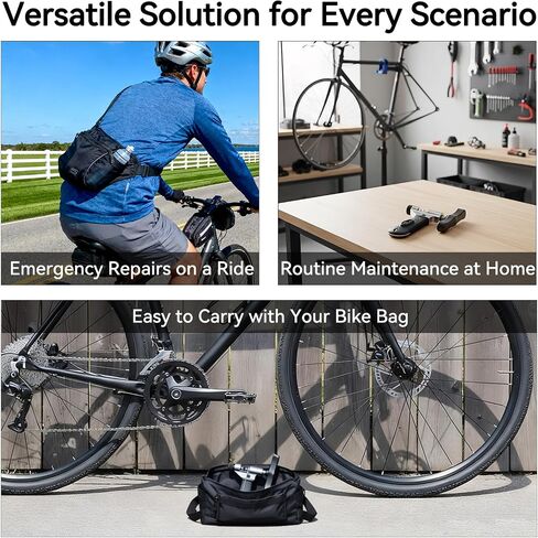 Bike Chain Breaker, Universal Road & Mountain Bicycle Chain Breaker Tool with Chain Hook, 3rd Generation Chain Tools for Routine Maintenance and Emergency Repair, Compact for Bike Bag in Saudi Arabia