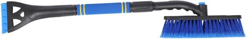 VANZACK 1pc Retractable Snow Shovel Three One Ice Scraper for Non-Slip Ergonomic Grip and Lightweight Snow Removal Tool for Winter Weather Preparedness in Saudi Arabia