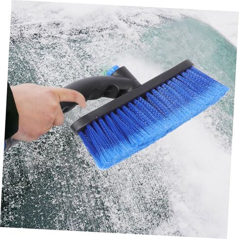 VANZACK 1pc Retractable Snow Shovel Three One Ice Scraper for Non-Slip Ergonomic Grip and Lightweight Snow Removal Tool for Winter Weather Preparedness in Saudi Arabia