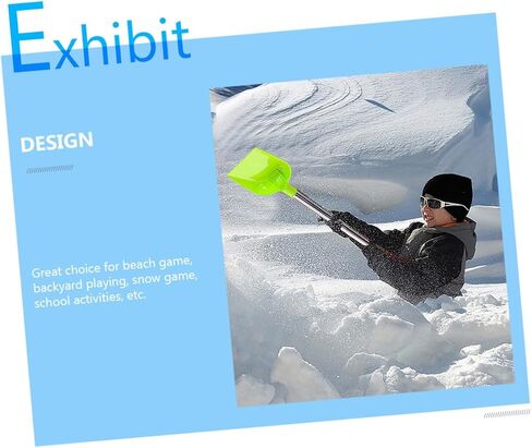 TOYANDONA 6pcs Thicken Snow Shovels Toys for Boys and Girls Handle Play Random Colors Safe for Boy Girl Snow Removal in Saudi Arabia