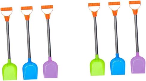 TOYANDONA 6pcs Thicken Snow Shovels Toys for Boys and Girls Handle Play Random Colors Safe for Boy Girl Snow Removal in Saudi Arabia