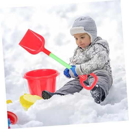 Vaguelly 1set Snow Set Includes Snow Shovel Bucket for Winter Sandbox Activities Lightweight Easy to Carry Random Color in Saudi Arabia