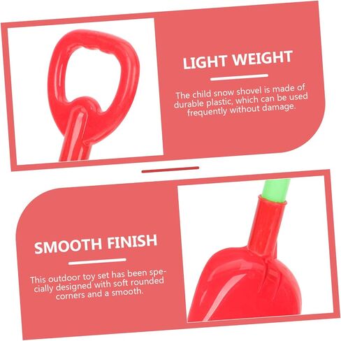 Vaguelly 1set Snow Set Includes Snow Shovel Bucket for Winter Sandbox Activities Lightweight Easy to Carry Random Color in Saudi Arabia