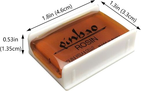 Violin Rosin, Light Low Dust Formula, 6 Pack, for Violin, Viola and Cello, String Instrument Acessories (6) in Saudi Arabia