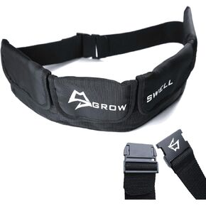 Scuba Weight Belt with 4 Pockets, Quick Release Buckle & Comfortable fit Diving Pocket Weight Belt with Protection from Toxic Lead Weight Exposure,Weight Pouch Belt fit for Waist 32" to 52" in Saudi Arabia