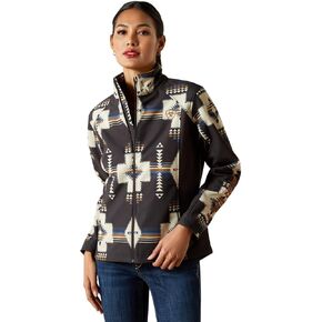 ARIAT womens Ariat Logo Softshell Print Jacket in Saudi Arabia