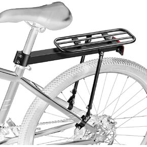 رف الدراجة الخلفي ، رف شحن الدراجات ، سبيكة الألومنيوم ، عاكس كبير الحجم ، تشاك متكامل ممتلئ ، عالمي in Kuwait