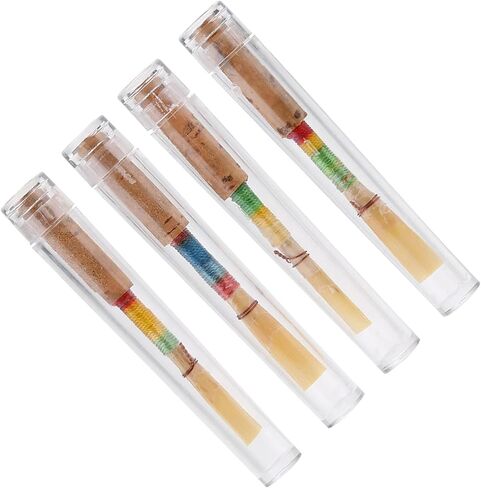 4Pcs Quality Oboe Reeds, Wind Instrument Replacement Parts, Sound Performance with Medium Softness, to Use Oboe Accessory for Players and Students, in Saudi Arabia