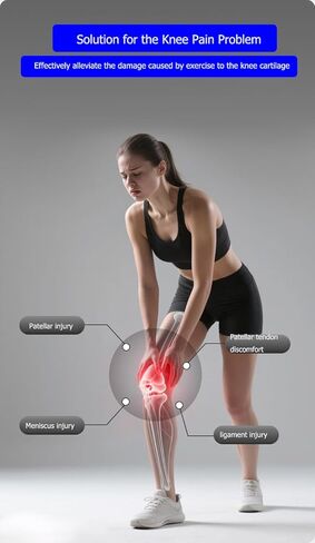 Knee Braces for Women and Men, Patella Knee Support Strap, Basketball, Running, Hiking, Volleyball, Tennis, Squats (Black) in Saudi Arabia