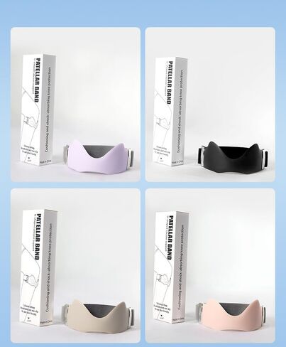 Knee Braces for Women and Men, Patella Knee Support Strap, Basketball, Running, Hiking, Volleyball, Tennis, Squats (Black) in Saudi Arabia
