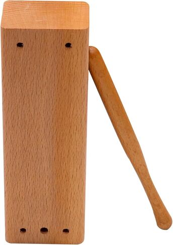 كتلة خشبية آلة موسيقية مع مطرقة كتل إيقاعية من الخشب الصلب مجموعة من 1 آلة إيقاع موسيقية من الخشب الصلب مثالية لفصول الإيقاع in Kuwait