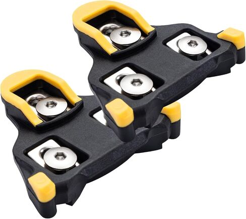 SPD-SL Pedal Cleats for Shimano SM-SH11 System Shoes Locking Cycling Road Bike Pedals Cleat 6 Degrees Float Yellow Indoor Outdoor Peleton Bicycle Clips in Saudi Arabia