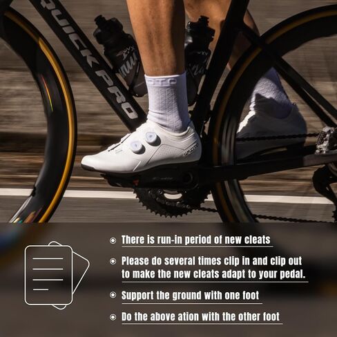 SPD-SL Pedal Cleats for Shimano SM-SH11 System Shoes Locking Cycling Road Bike Pedals Cleat 6 Degrees Float Yellow Indoor Outdoor Peleton Bicycle Clips in Saudi Arabia
