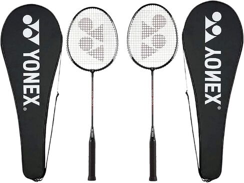 Yonex GR 303 Saina Nehwal Edition Badminton Racket 2021 Professional Beginner Practice Racket with Full Cover Steel Shaft - Pack of 2 in Saudi Arabia