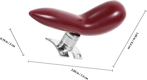 وسادة دعم إبهام الباسون المريحة مع قاعدة مطلية بالفضة قابلة للفصل ومسند إصبع خفيف الوزن على شكل طائر للعب مريح وحامل يد ثابت باللون الأحمر in Kuwait