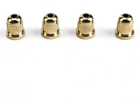 Set of 4 Steel Bass String Through Body String Ferrules 8.2mm String-Thru Ferrules Mount Bushing for 4-string Electric Bass Replacement parts Chrome in Saudi Arabia