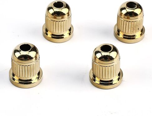 Set of 4 Steel Bass String Through Body String Ferrules 8.2mm String-Thru Ferrules Mount Bushing for 4-string Electric Bass Replacement parts Chrome in Saudi Arabia