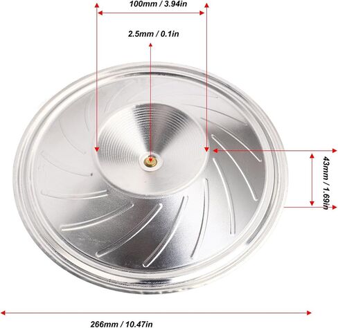 LiebeWH Resonator Cone Aluminum Protective Durable Sturdy Resonator Cone Guitar Parts for Guitar Bass Parts Replacement, LIEBEWH2OKENXZRHG in Saudi Arabia